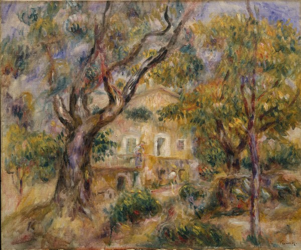 Pierre-Auguste Renoir, The Farm at Les Collettes, Cagnes, 1908-14 (oil on canvas)
