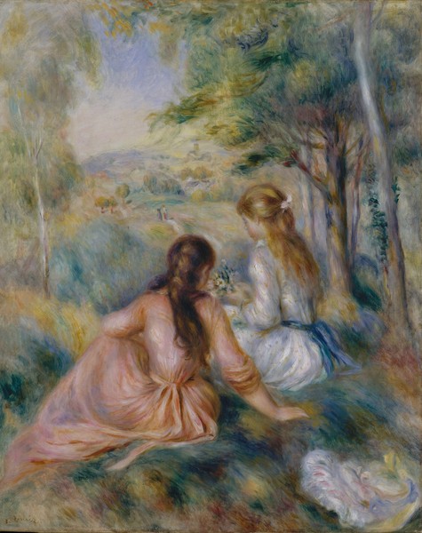 Pierre-Auguste Renoir, In the Meadow, 1888-92 (oil on canvas)