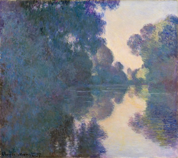 Claude Monet, Morning on the Seine near Giverny, 1897 (oil on canvas)