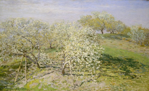 Claude Monet, Spring (Fruit Trees in Bloom), 1873 (oil on canvas)