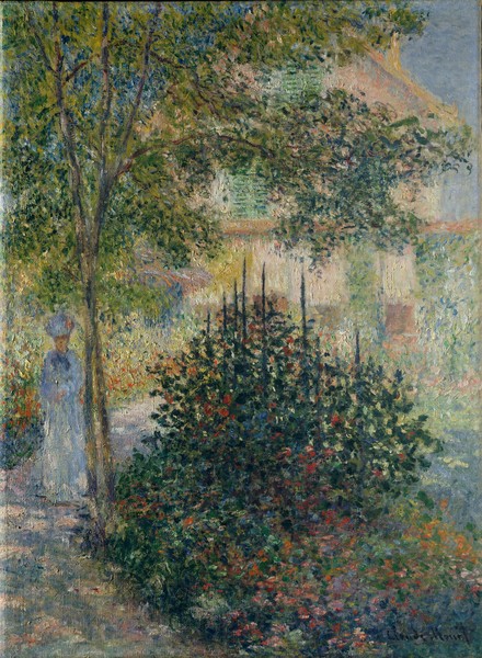 Claude Monet, Camille Monet in the Garden at Argenteuil, 1876 (oil on canvas)