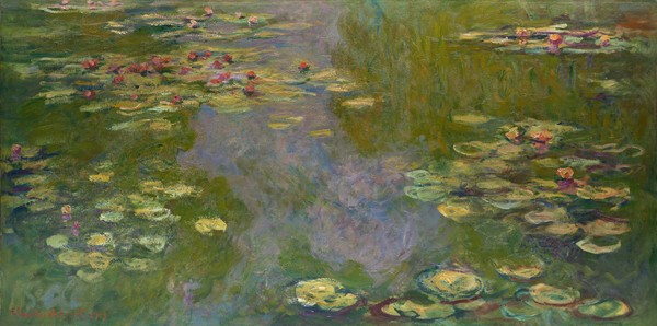 Claude Monet, Water Lilies, 1919 (oil on canvas)
