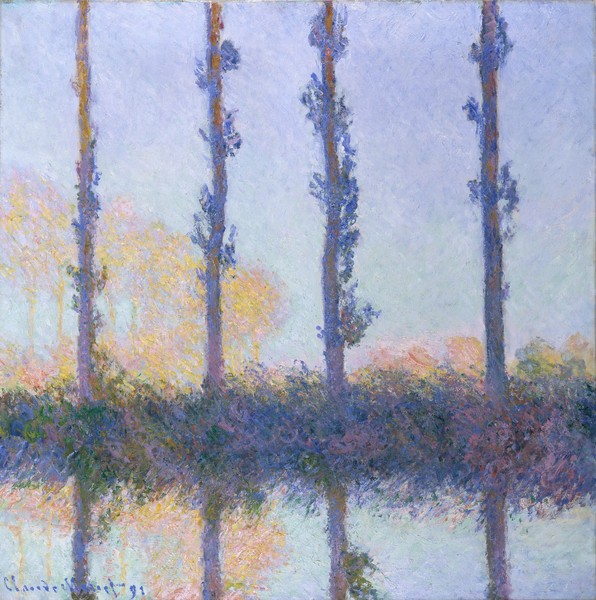 Claude Monet, The Four Trees, 1891 (oil on canvas)