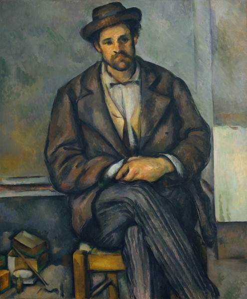 Paul Cézanne, Seated Peasant, c.1892-96 (oil on canvas)