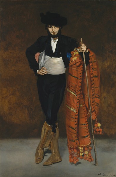 Edouard Manet, Young Man in the Costume of a Majo, 1863 (oil on canvas)