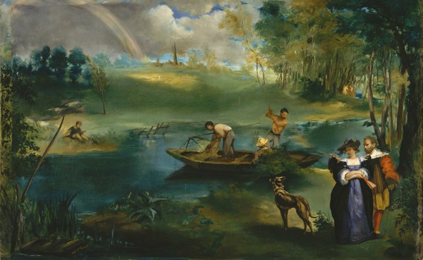 Edouard Manet, Fishing, c.1862-63 (oil on canvas)