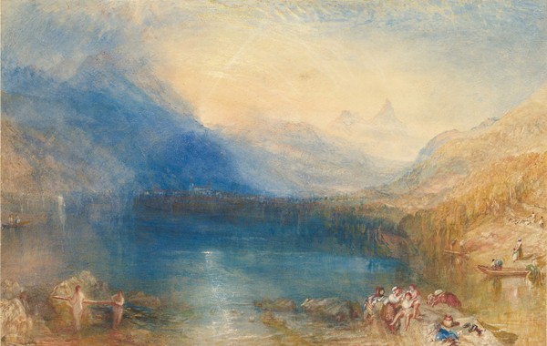 Joseph Mallord William Turner, The Lake of Zug, 1843 (w/c over graphite)