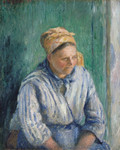 Camille Pissarro, Washerwoman, Study, 1880 (oil on canvas)