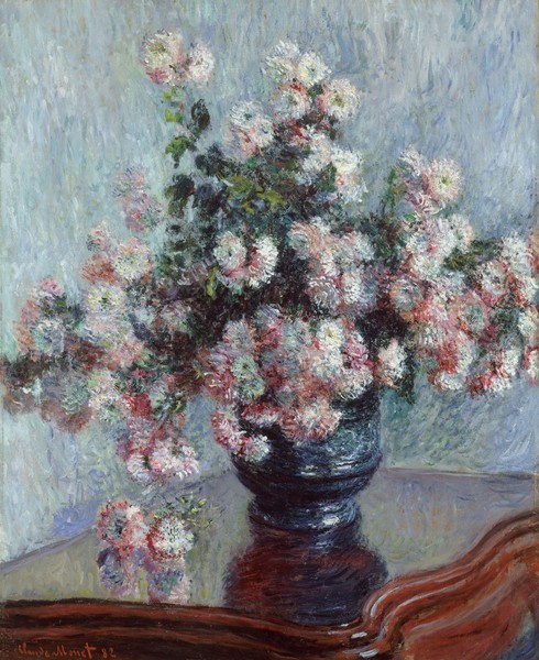 Claude Monet, Chrysanthemums, 1882 (oil on canvas)