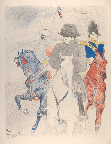 Henri de Toulouse-Lautrec, Napoleon, 1895 (Crayon, brush, and spatter lithograph on wove paper)