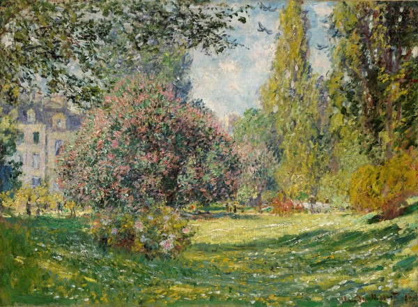 Claude Monet, Landscape: The Parc Monceau, 1876 (oil on canvas)