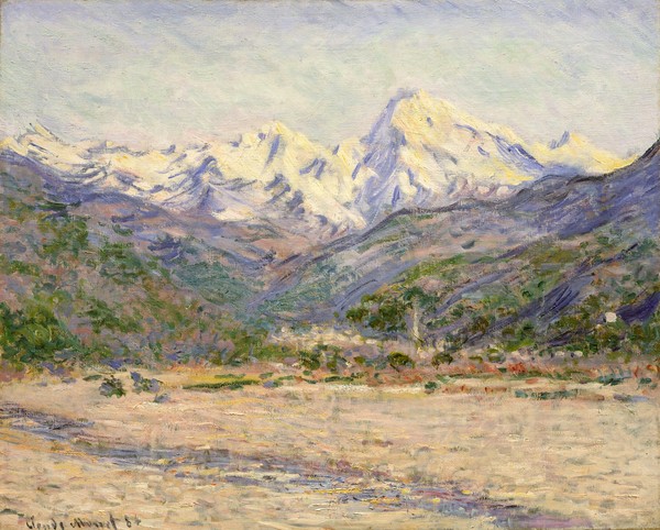 Claude Monet, The Valley of the Nervia, 1884 (oil on canvas)