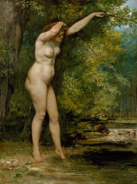 Gustave Courbet, The Young Bather, 1866 (oil on canvas)