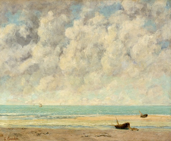 Gustave Courbet, The Calm Sea, 1869 (oil on canvas)