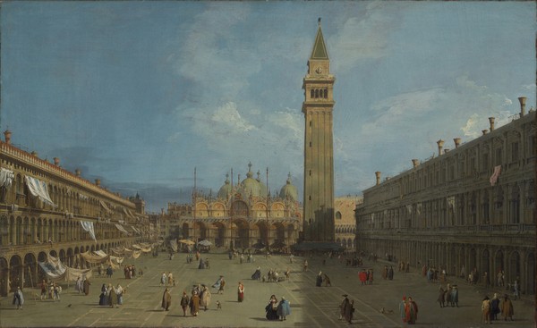 Canaletto, Piazza San Marco, c.1730 (oil on canvas)