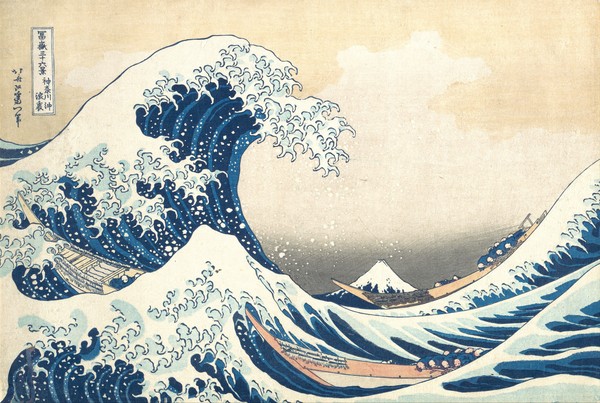 Katsushika Hokusai, The Great Wave off Kanagawa, c.1830 (woodblock print)