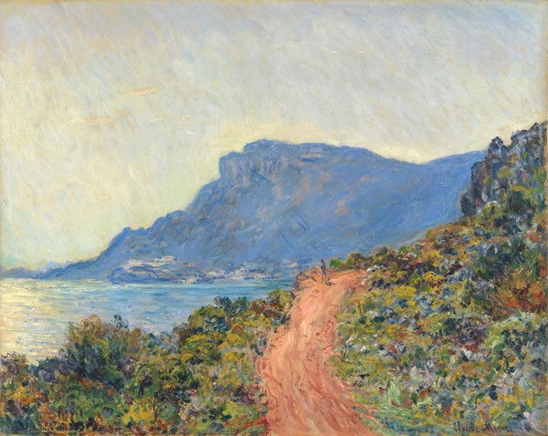 Claude Monet, La Corniche near Monaco, 1884 (oil on canvas)