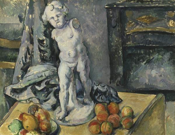 Paul Cézanne, Still Life with Plaster Cupid, 1890s (oil on canvas)