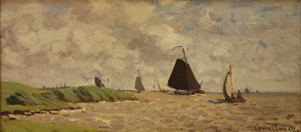 Claude Monet, View from Voorzan, c.1871 (oil on canvas)