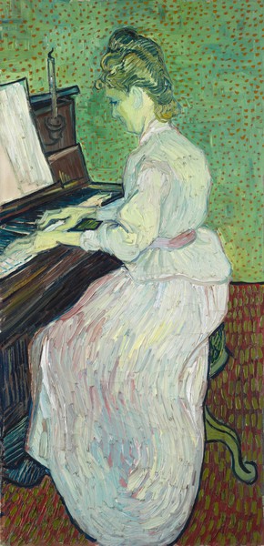Vincent van Gogh, Marguerite Gachet at the Piano, 1890 (oil on canvas)