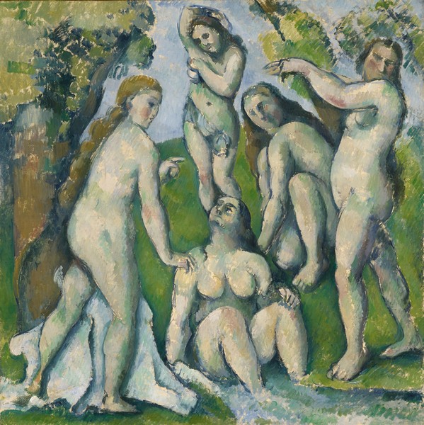 Paul Cézanne, Five Bathers, 1885-87 (oil on canvas)
