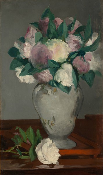 Edouard Manet, Peonies, 1864-65 (oil on canvas)