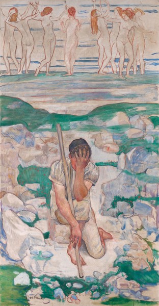 Ferdinand Hodler, The Dream of the Shepherd, 1896 (oil on canvas)