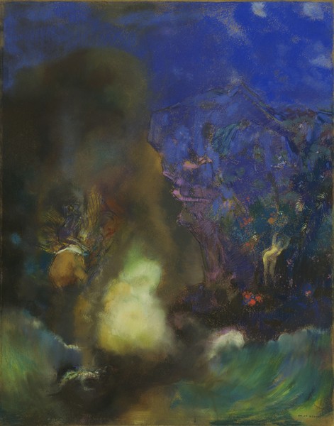 Odilon Redon, Roger and Angelica, c.1910 (pastel on paper)