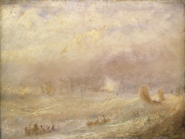 Joseph Mallord William Turner, A View of Deal (oil on paper)