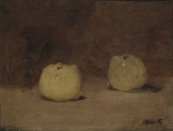 Edouard Manet, Still Life with Two Apples, c.1880 (oil on canvas)