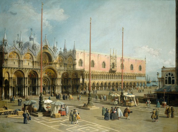 Canaletto, The Square of Saint Mark's, Venice, 1742-44 (oil on canvas)