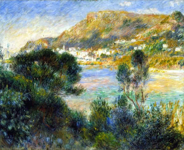 Pierre-Auguste Renoir, View From Cap Martin of Monte Carlo, c.1884 (oil on canvas)