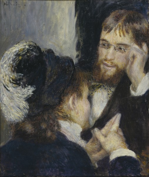 Pierre-Auguste Renoir, Conversation with the Gardener, c.1870 (oil on canvas)