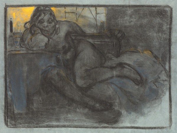Alfons Maria Mucha, Absinth, 1902 (pastel on paper)