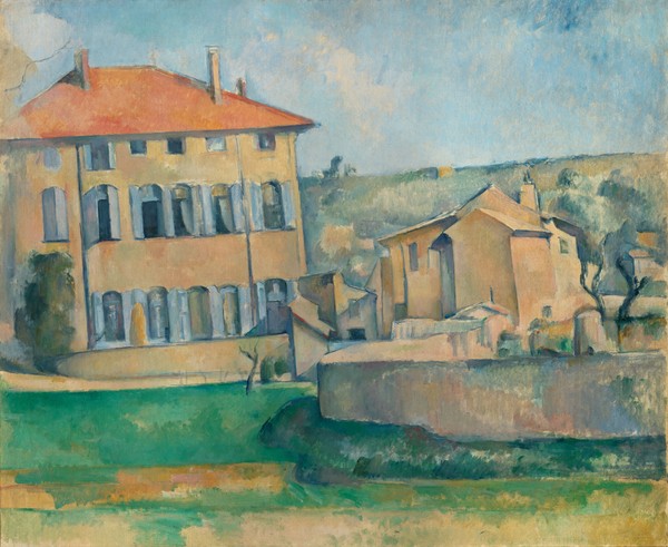 Paul Cézanne, The House in Aix (Jas de Bouffan), 1885-87 (oil on canvas)
