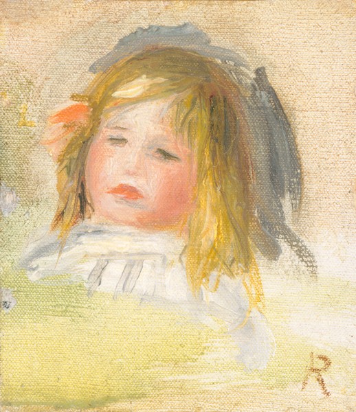 Pierre-Auguste Renoir, Child with Blond Hair, 1895-1900 (oil on canvas)