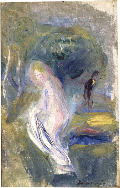 Pierre-Auguste Renoir, Nude with Figure in Background, c.1882 (oil on canvas)