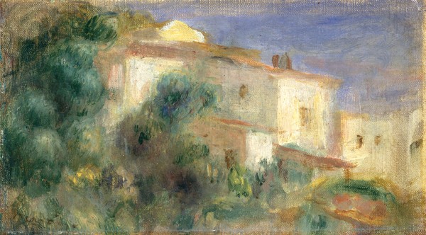 Pierre-Auguste Renoir, Maison de la Poste, Cagnes, 1906-7 (oil on canvas)