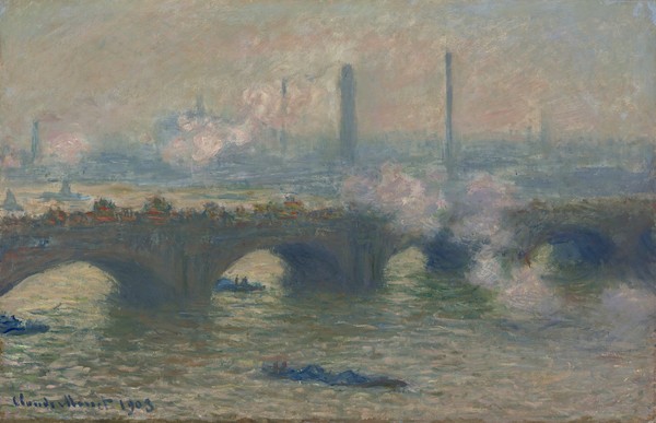 Claude Monet, Waterloo Bridge, Gray Day, 1903 (oil on canvas)