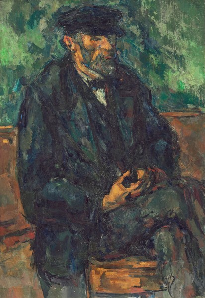 Paul Cézanne, The Gardener Vallier, 1906 (oil on canvas)