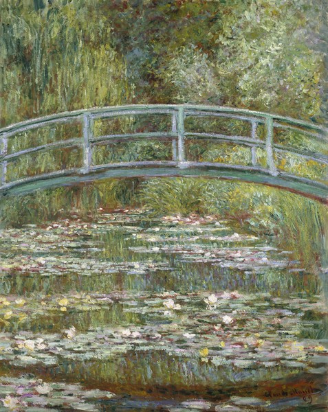 Claude Monet, The Water-Lily Pond, 1899 (oil on canvas)