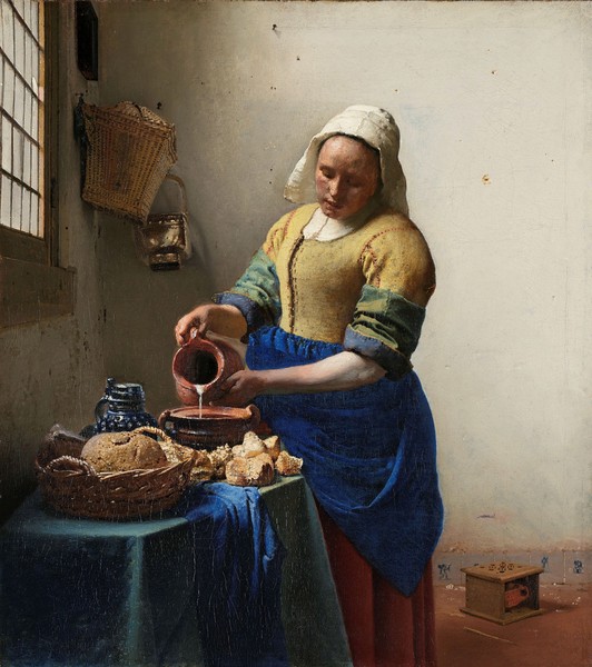 Jan Vermeer, The Milkmaid, c.1658-60 (oil on canvas)
