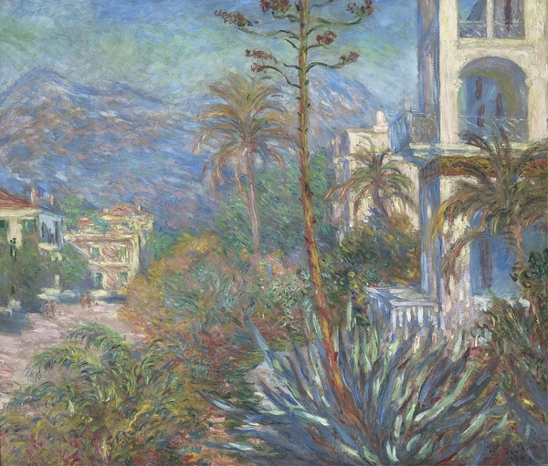 Claude Monet, Villas at Bordighera, 1884 (oil on canvas)