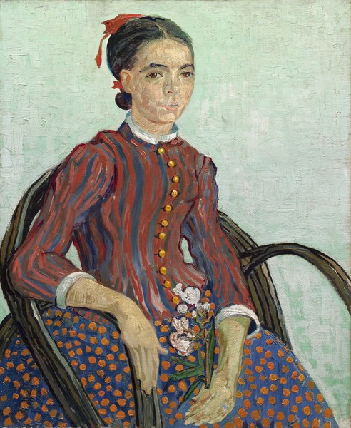 Vincent van Gogh, La Mousme, 1888 (oil on canvas)
