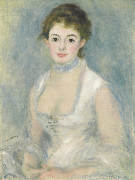 Pierre-Auguste Renoir, Madame Henriot, c.1876 (oil on canvas)