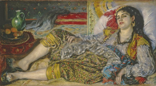 Pierre-Auguste Renoir, Odalisque, 1870 (oil on canvas)