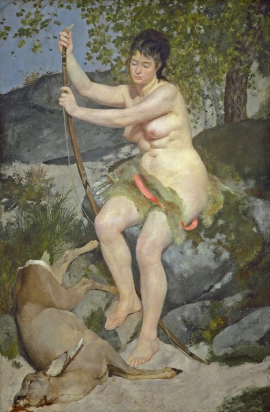 Pierre-Auguste Renoir, Diana, 1867 (oil on canvas)
