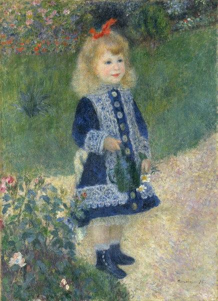Pierre-Auguste Renoir, A Girl with a Watering Can, 1876 (oil on canvas)