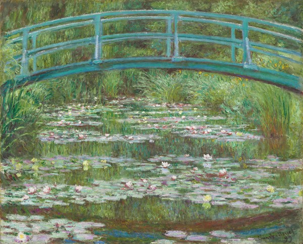 Claude Monet, The Japanese Footbridge, 1899 (oil on canvas)