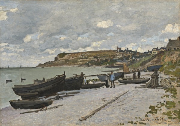 Claude Monet, Sainte-Adresse, 1867 (oil on canvas)